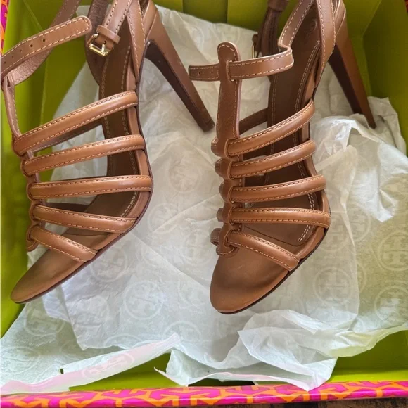 Tory Burch Charlene Sandal - Royal Tan - Picture 2 of 6